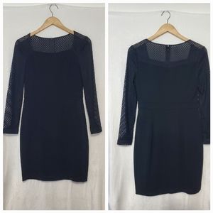 Ports 1961 Classic Black Lace Trim Dress Size 4